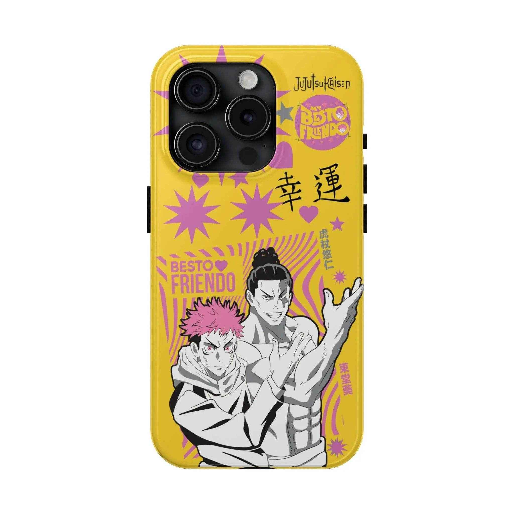 Anime-Inspired Phone Case, Storytelling Accessory, Anime Character Protection, Trendy Yellow Design - SUBARASHE