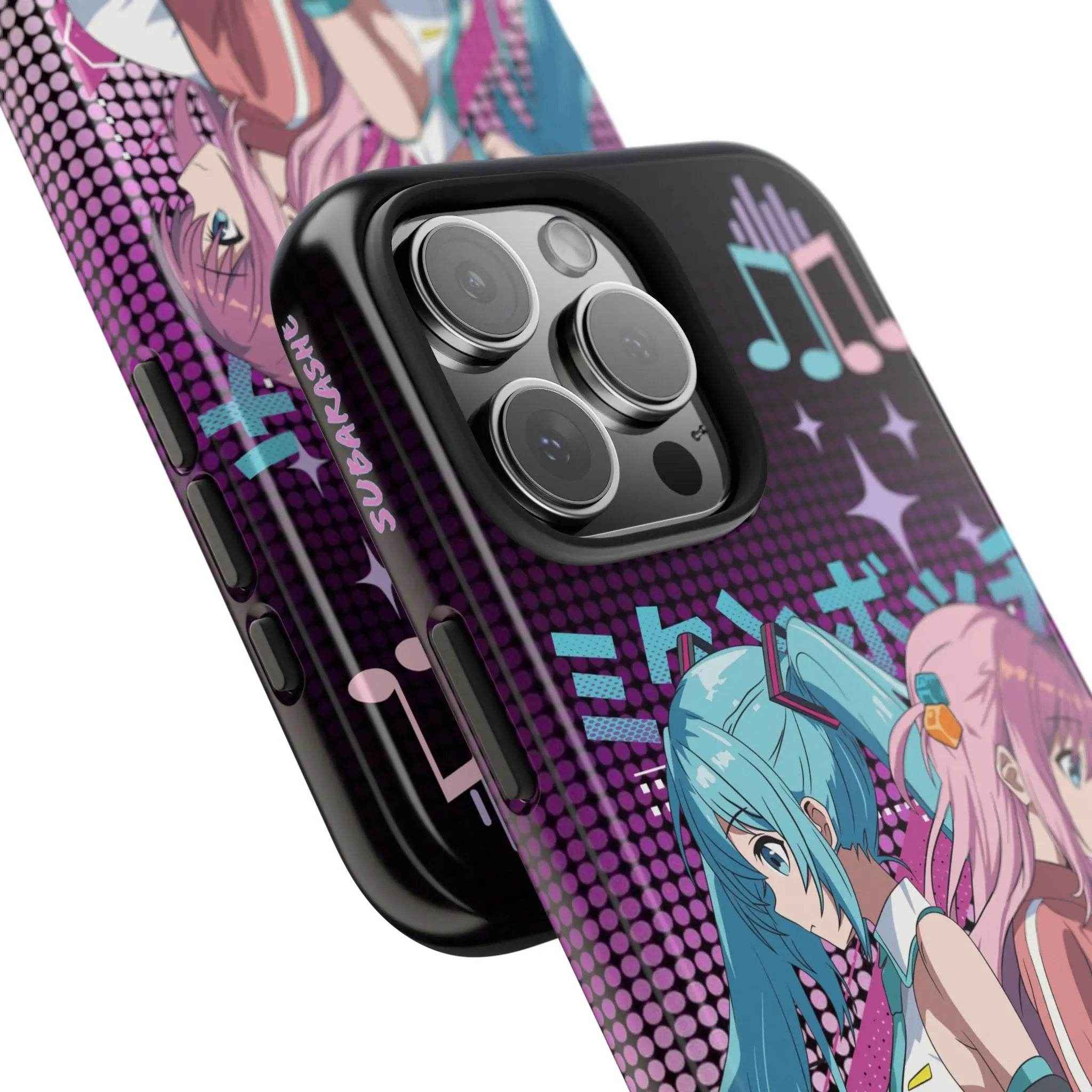 Anime-Inspired Tough Phone Case | Cute Kawaii Style | Durable Protection | Unique Phone Cover | Perfect for Birthdays - SUBARASHE