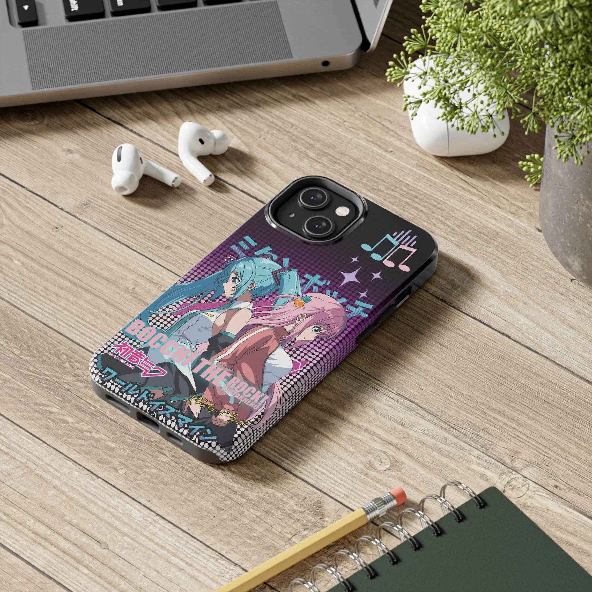 Anime-Inspired Tough Phone Case | Cute Kawaii Style | Durable Protection | Unique Phone Cover | Perfect for Birthdays - SUBARASHE
