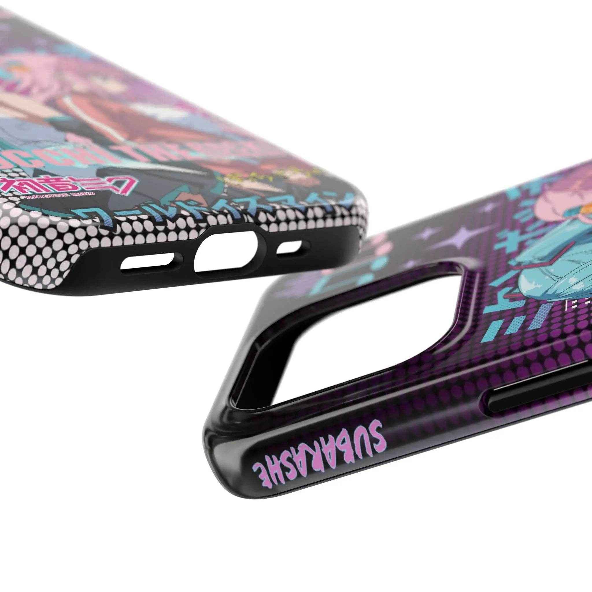 Anime-Inspired Tough Phone Case | Cute Kawaii Style | Durable Protection | Unique Phone Cover | Perfect for Birthdays - SUBARASHE