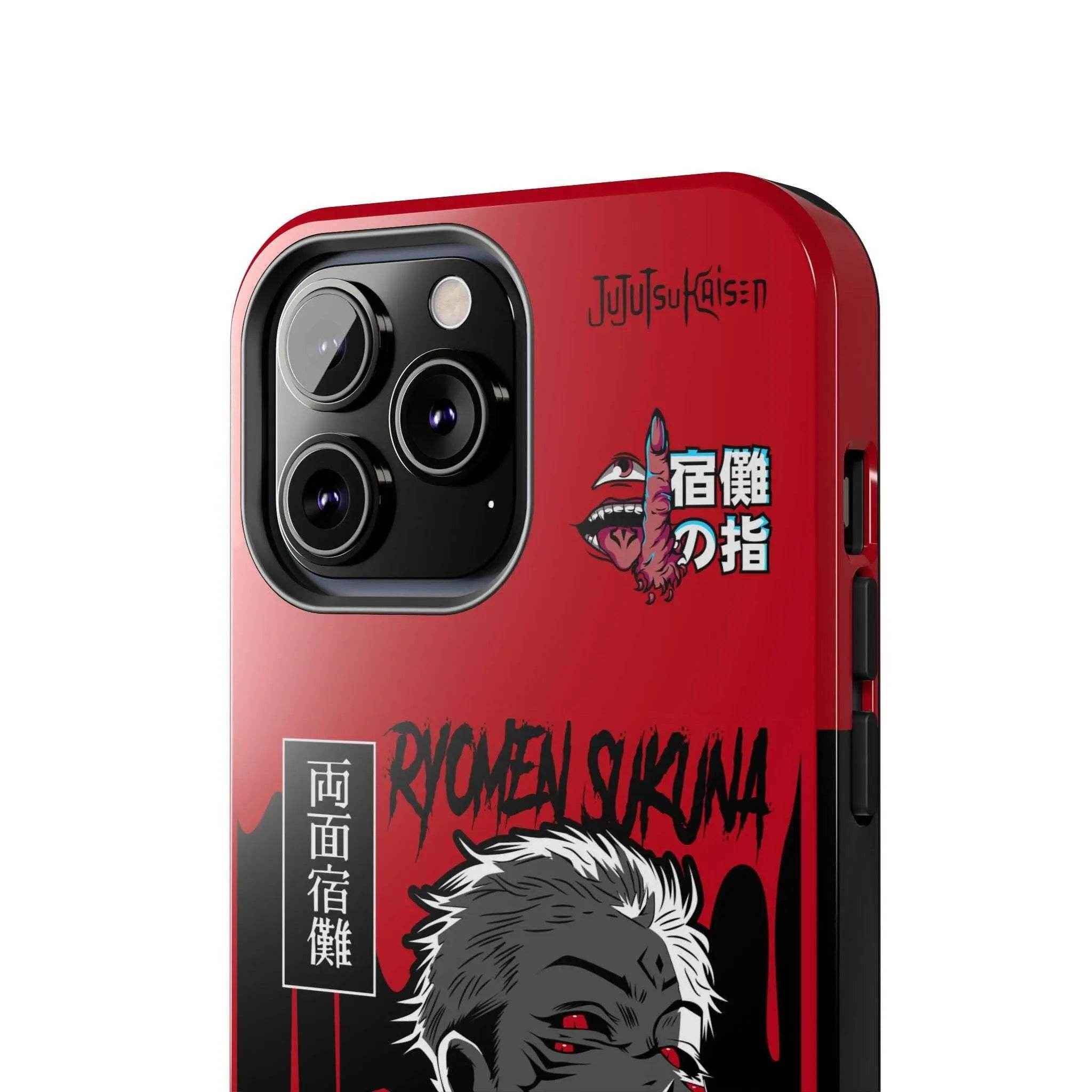 Crimson Cursed Sovereign Anime — Legendary Quality Phone Case - SUBARASHE