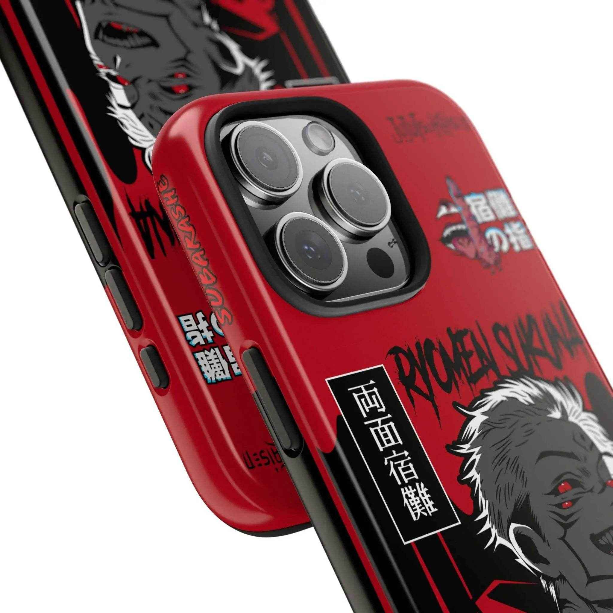 Crimson Cursed Sovereign Anime — Legendary Quality Phone Case - SUBARASHE
