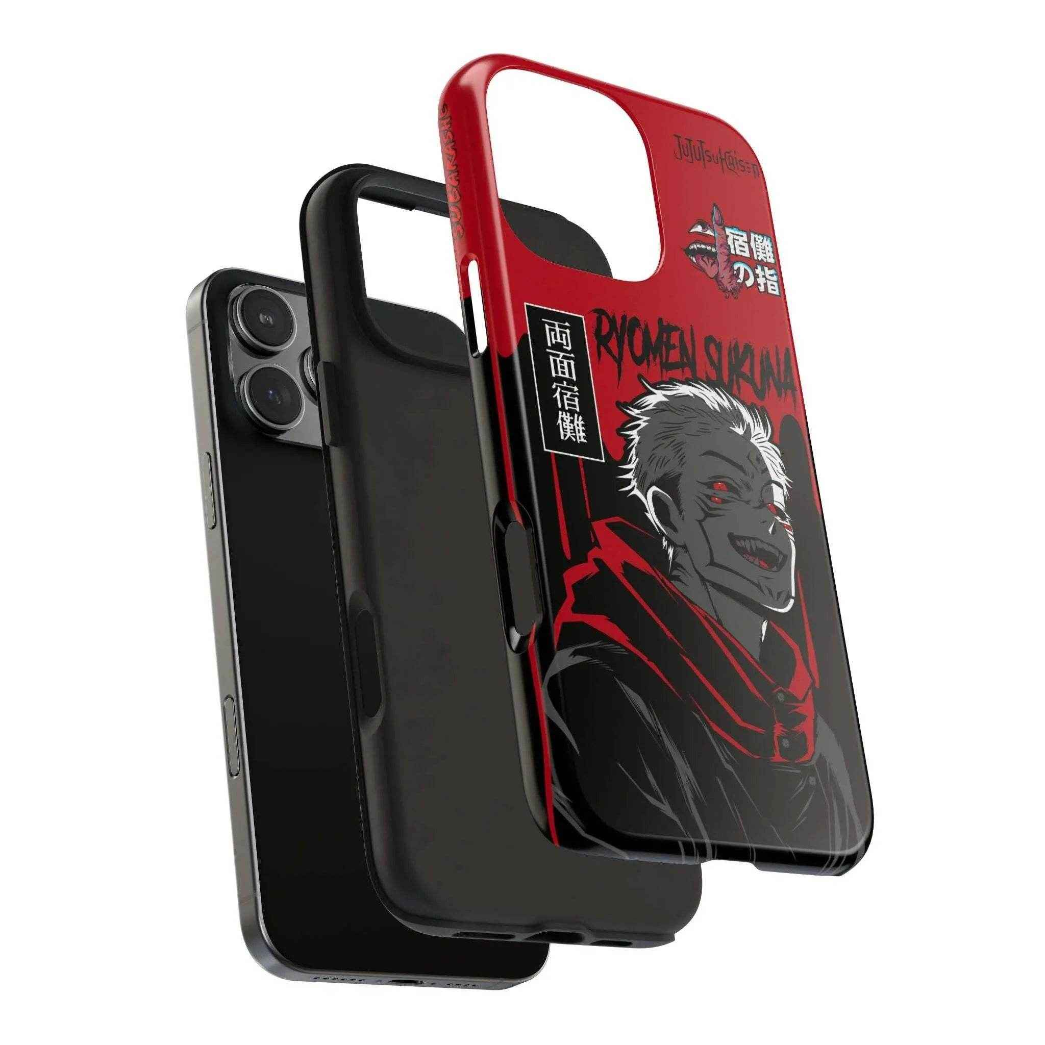 Crimson Cursed Sovereign Anime — Legendary Quality Phone Case - SUBARASHE