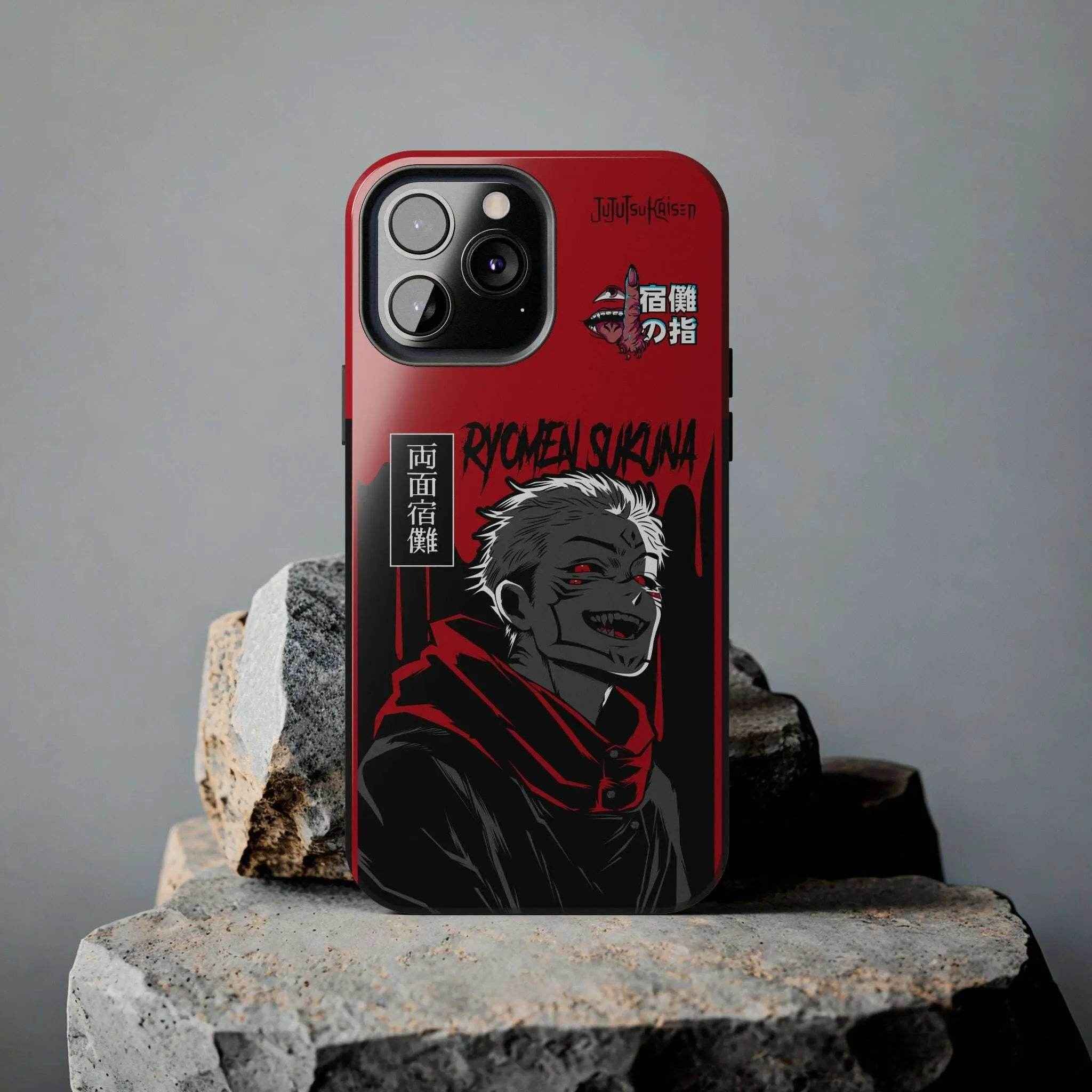 Crimson Cursed Sovereign Anime — Legendary Quality Phone Case - SUBARASHE