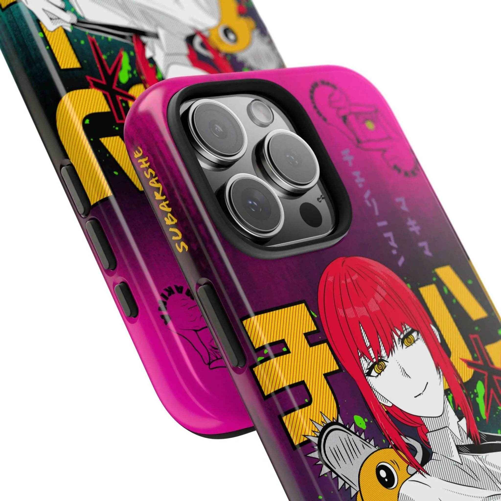 Legendary Crimson Enigma Phone Case – Inspired Anime Design - SUBARASHE