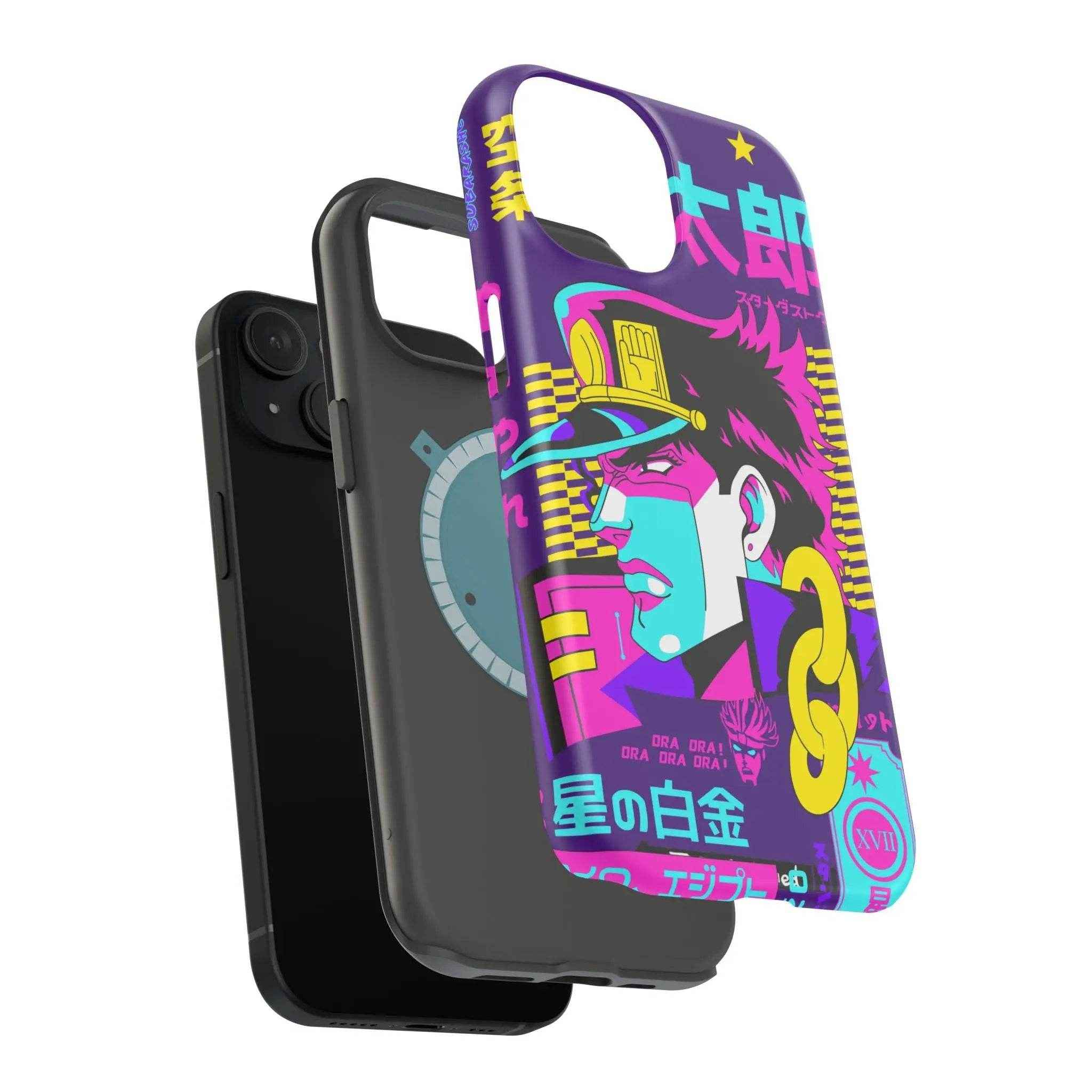 Legendary Vibrant Anime Magnetic Phone Case, Unique Art Cases, Anime Style Accessories, Colorful Phone Cover, Gifts for Otaku, Custom Cases - SUBARASHE